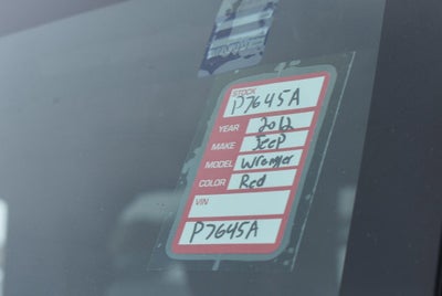 2012 Jeep Wrangler Unlimited Unlimited Sport