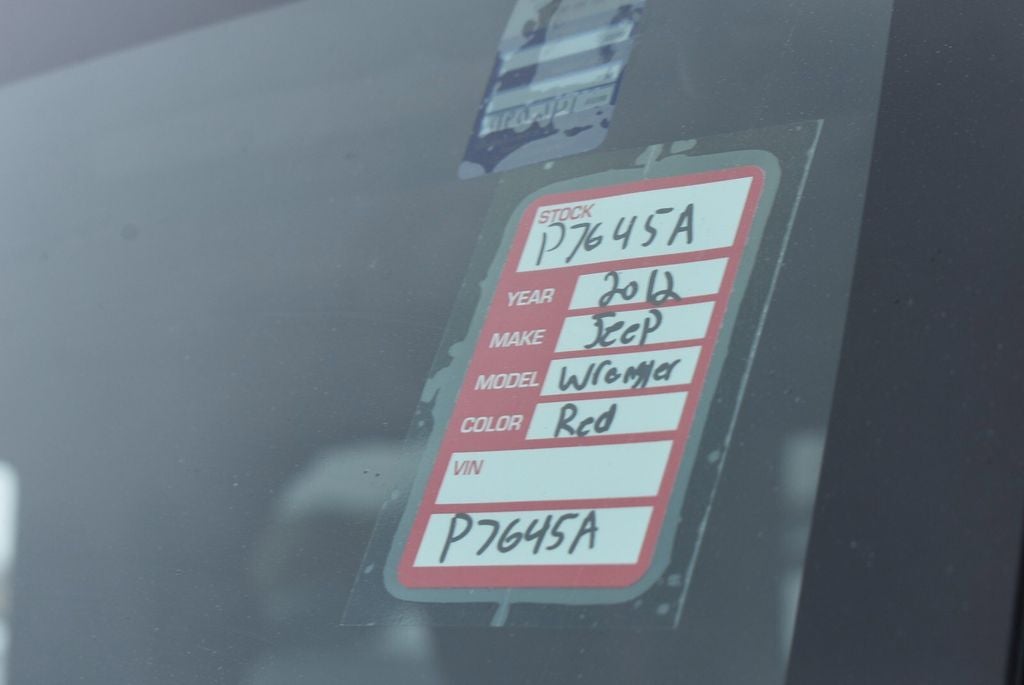 2012 Jeep Wrangler Unlimited Unlimited Sport