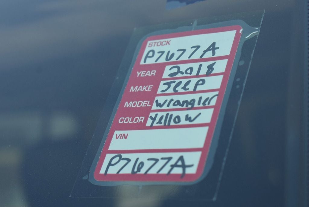 2018 Jeep All-New Wrangler Unlimited Unlimited Sahara