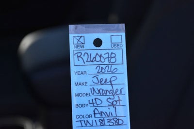 2026 Jeep Wrangler Willys