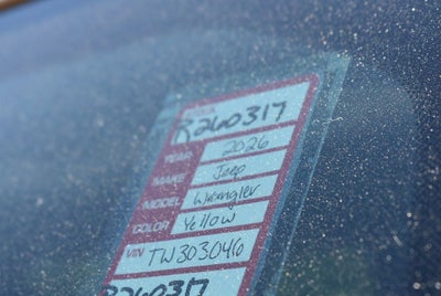 2026 Jeep Wrangler Sport S