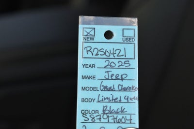 2025 Jeep Grand Cherokee Limited
