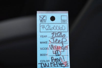 2026 Jeep Wrangler Rubicon X