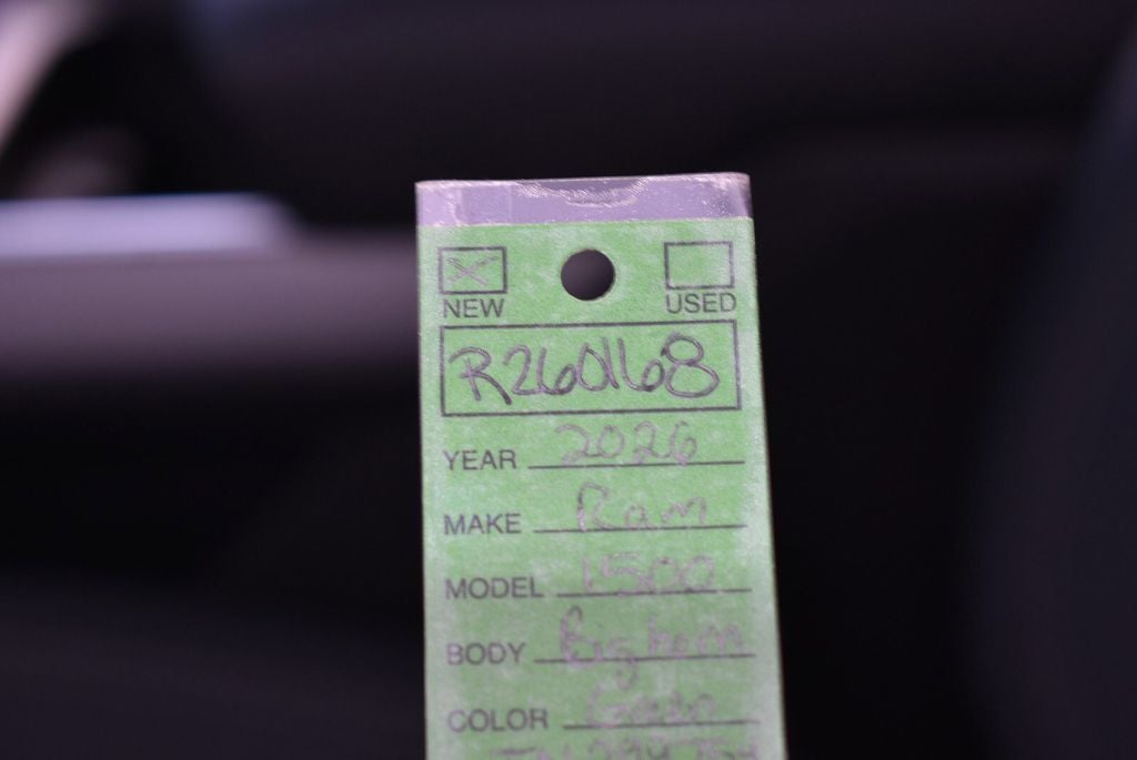 2026 RAM 1500 Big Horn/Lone Star