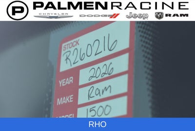 2026 RAM 1500 RHO