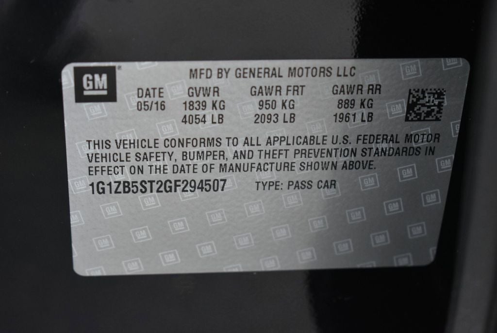 2016 Chevrolet Malibu LS 1LS