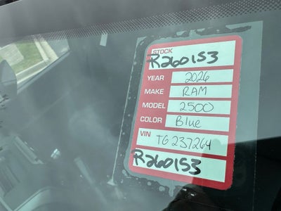 2026 RAM 2500 Tradesman