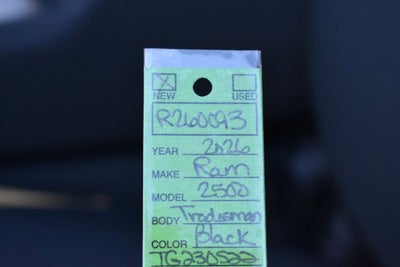 2026 RAM 2500 Tradesman