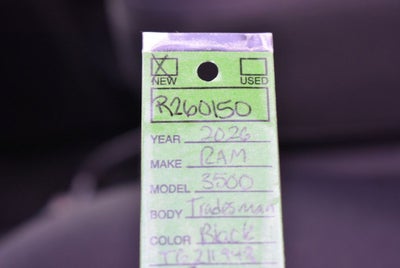 2026 RAM 3500 Tradesman