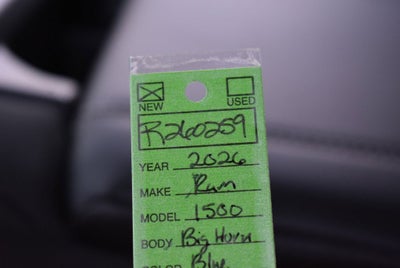 2026 RAM 1500 Big Horn/Lone Star