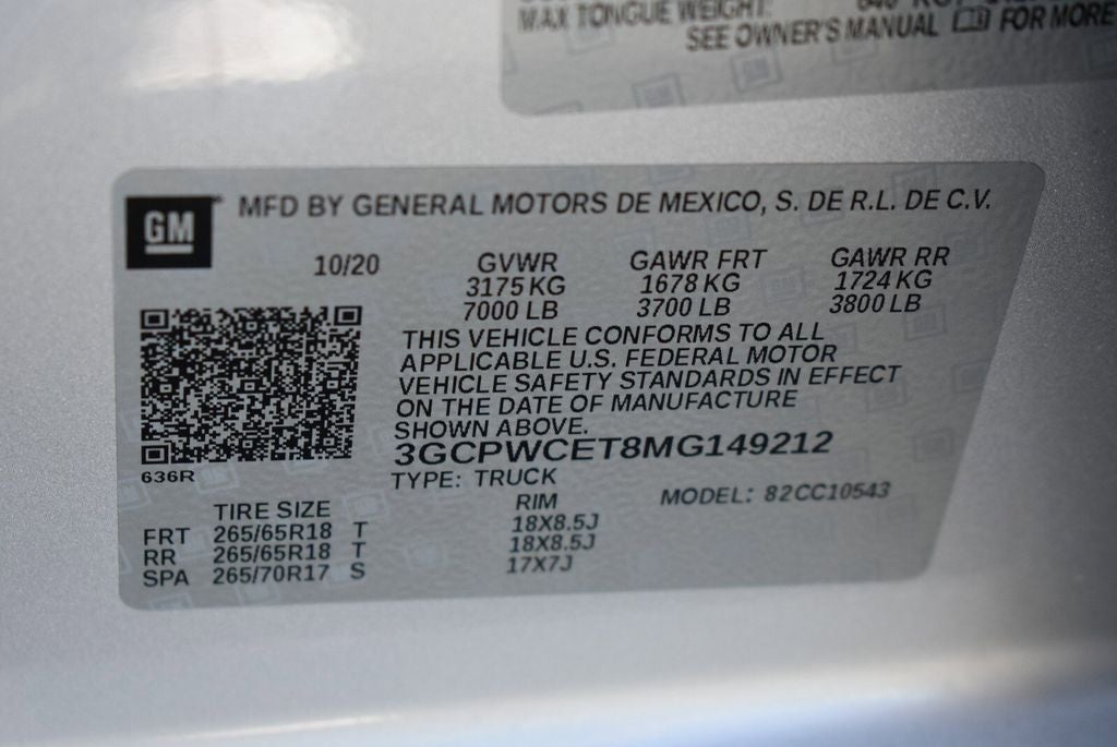 2021 Chevrolet Silverado 1500 LT