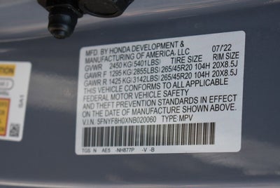 2022 Honda Passport Elite